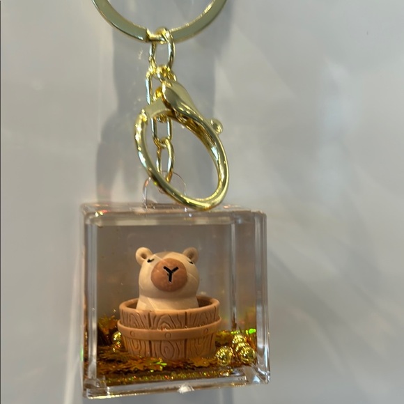 🔥🔥🔥2/$12✨Trendy KR Float capybara MX keychain - Picture 3 of 5